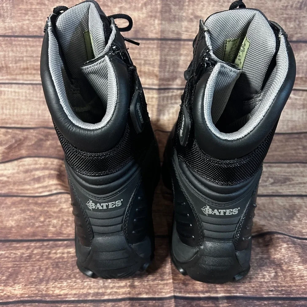 Bates GX-8 Gore-Tex Tactical Boots Mens 8.5 Black Side Zip Waterproof E02268